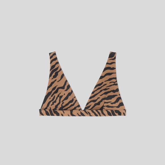 Everlane Plunge Triangle Swim Top - Picture 4 of 5